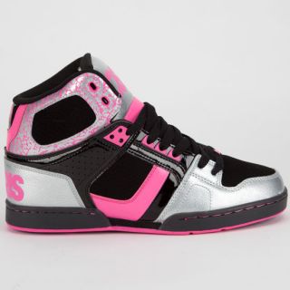 Nyc 83 Slm Womens Shoes Silver/Black/Pink In Sizes 6.5, 8.5, 9, 10, 7.5,