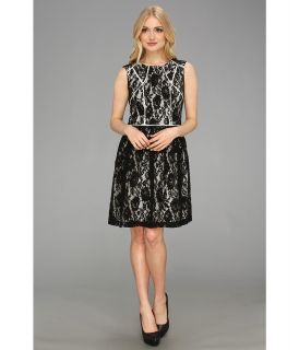 Ivy & Blu Maggy Boutique Sleeveless A Line Lace Dress Womens Dress (Black)