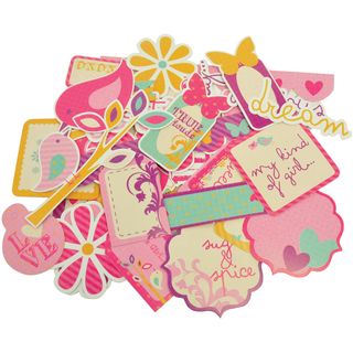 Butterfly Kisses Collectables Cardstock Die cuts 53/pkg