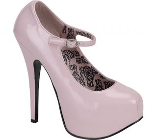 Womens Bordello Teeze 07   Baby Pink Patent High Heels