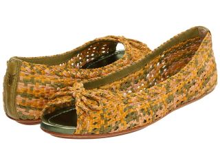 Frye Malorie Woven Peep Womens Shoes (Yellow)