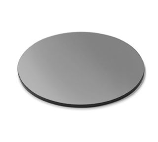 Rosseto Serving Solutions 14 Round Glass Display Platter   Black
