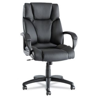 Alera Fraze High Back Swivel/Tilt Chair in Black Leather ALEFZ41LS10B