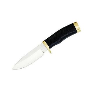 Buck Vanguard Rubber Handle Knife (BlackBlade materials 420 HC stainless steelHandle materials RubberBlade length 4.125 inchesHandle length 4.375 inchesWeight .69 poundsDimensions 8.5 inches long x 3 inches wide x 2 inches highBefore purchasing this