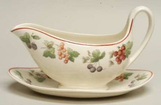 Wedgwood Provence QueenS Ware Gravy Boat & Underplate (Relish), Fine China Dinn