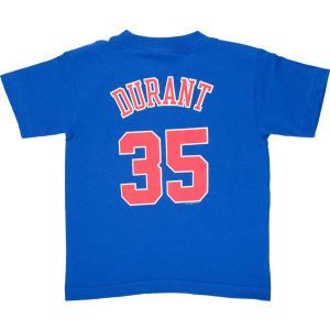 Oklahoma City Thunder Kevin Durant Profile NBA Kids Name And Number T Shirt