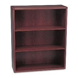 Hon 10700 Series 3 shelf Wood Bookcase  Mahogany