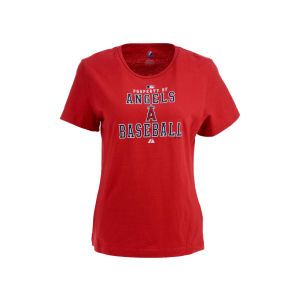 Los Angeles Angels of Anaheim Majestic MLB Womens VP AC Property of T Shirt