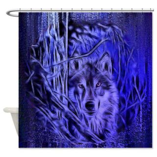  Night Warrior Wolf Shower Curtain  Use code FREECART at Checkout