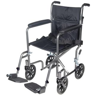 Drive Medical Sv Steel 19 inch Transport Chair