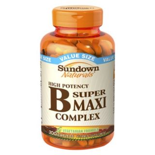 SUNDOWN NATURALS SUPER B MAXI COMPLEX CAP 200 CT