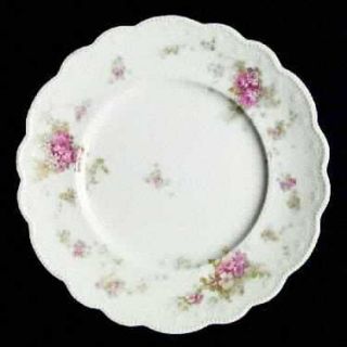Grindley Kenwood (No Trim) Salad Plate, Fine China Dinnerware   Pink & White Flo