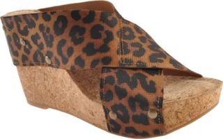 Womens Lucky Brand Miller 2   Luxe Leopard Linen Stretch Casual Shoes