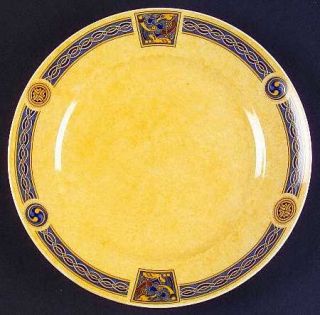 Royal Tara Irish Treasure Collection Yellow Salad Plate, Fine China Dinnerware  