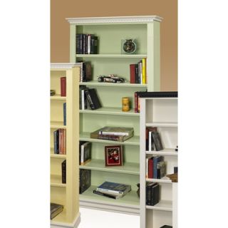 A&E Wood Designs Hampton Bookcase HAMPT3684 pearlwhite
