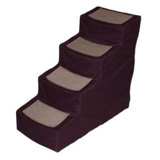 Burgundy Designer 4 Step Stair with Removable Cover