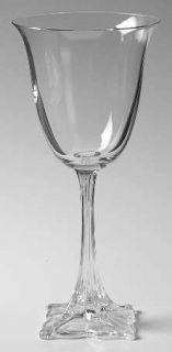 Mikasa Florale Wine Glass   Clear,Petal Foot