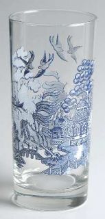 Johnson Brothers Willow Blue (Made In England/Earthenwr) 14 Oz Glassware Tumbler