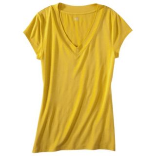 Mossimo Womens Dressy Tee   Gold L