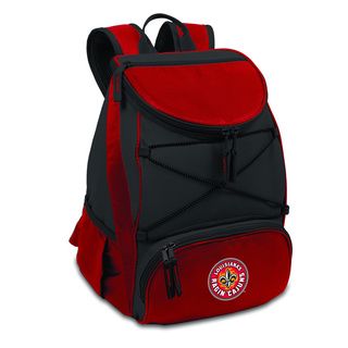 Picnic Time U Of Louisiana Lafayette Ragin Cajuns Ptx Backpack Cooker (RedMaterials Polyester; aluminum frameIncludes One (1) backpack cookerDimensions 11 inches long x 7 inches wide x 12.5 inches high )