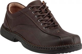 Mens Clarks Nebulae   Brown Oily Leather Lace Up Shoes