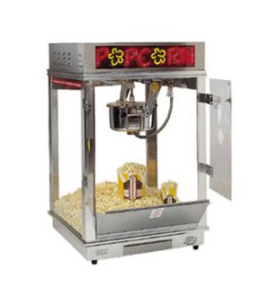 Gold Medal Astro Pop 16 Popcorn Machine w/ 16 oz Kettle & 2 Color Neon Dome, 120/240V