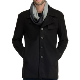 Icebreaker Legacy Trench Coat   Merino Wool (For Men)   BLACK (XL )