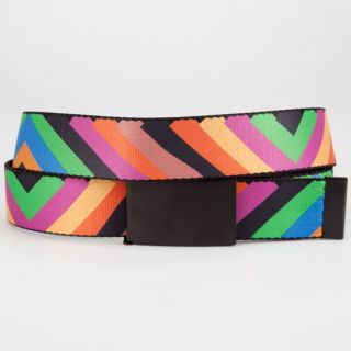 Striped Web Belt Multi One Size For Men 236593957