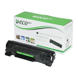 Ecoplus Black Hp Ce285a Remanufactured Toner Cartridge (BlackModel EPCE285APack of One (1)Dimensions 13 inches long x 5 inches wide x 6 inches highPrint yield 1600Non refillableCompatible models Laserjet pro M1132, Laserjet pro M1212NF MFP, Laserjet 