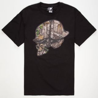 Realtree Hide Mens T Shirt Black In Sizes X Large, Xx Large, Larg