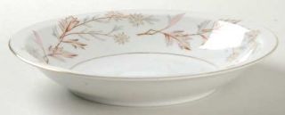 Harmony House China Woodhue Rim Soup Bowl, Fine China Dinnerware   Brown/Pink Le