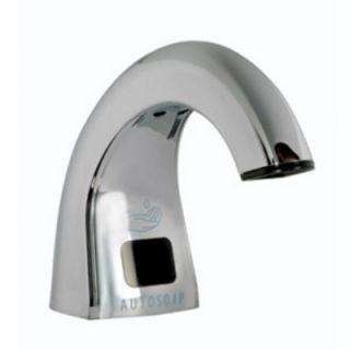 Rubbermaid Liquid Soap Dispenser  800/1600 ml Refills, Metal Spout, Polished Chrome/Black