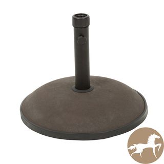 Christopher Knight Home Brown Umbrella Base (Brown33 pounds ensures a stable foundationAccomodates any outdoor patio umbrella size of up to 9 feetFeatures a tightening knob for a secure fitDimensions 2.75 inches high x 17.70 inches wide x 17.70 inches de