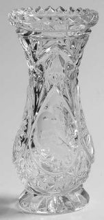 Hofbauer Byrdes Collection (The) Flower Vase   Clear, Pressed, Bird