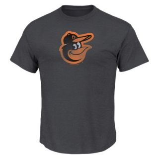 MLB Mens Baltimore Orioles Crew Neck T Shirt   Grey (XL)