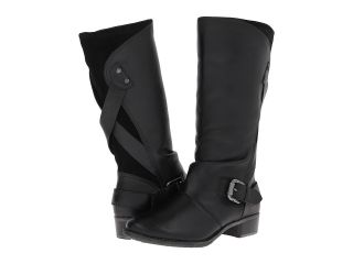 Hush Puppies Chamber 12 Wide Calf Womens Wide Shaft Boots (Black)