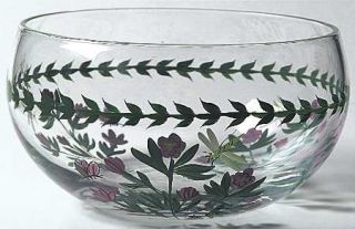 Portmeirion Botanic Garden Individual Hand Painted Glass Salad Bowl, Fine China