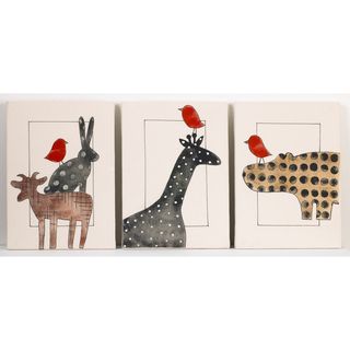 Cotton Tale Animal Stackers Wall Art