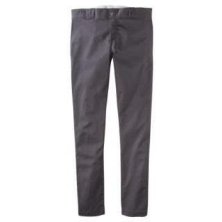 Dickies Mens Skinny Straight Fit Work Pants   Charcoal Gray 28x30