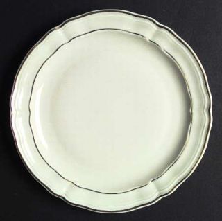 Bernardaud Louis Xv Dinner Plate, Fine China Dinnerware   Regence Shape,Cream,Go