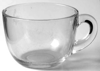 Heisey Revere Clear (Non Optic) Punch Cup   Line #1183, Plain, Non Optic, Clear