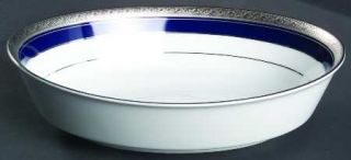 Noritake Crestwood Cobalt Platinum 9 Oval Vegetable Bowl, Fine China Dinnerware