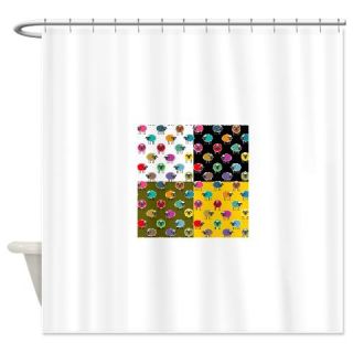  Colorful Seamless Sheep Pattern Shower Curtain  Use code FREECART at Checkout