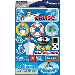 Signature Dimensional Stickers 4.5 X6 Sheet  Cruise