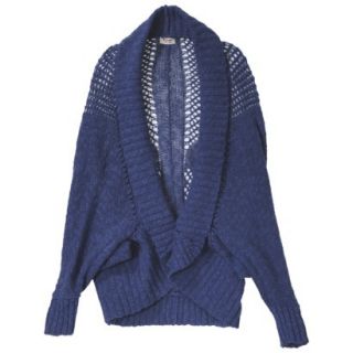 Mossimo Supply Co. Juniors Open Weave Cocoon Sweater   True Navy XXL(19)