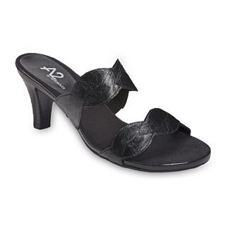 A2 BY AEROSOLES Power of Love Slide Sandals, Black, Womens