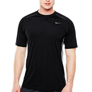 Nike Short Sleeve Legacy T Shirt, Black/Grey, Mens