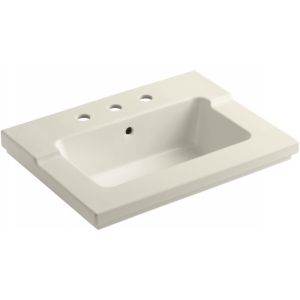 Kohler K 2979 8 47 Tresham One piece surface and integrated lavatory with 8 inch