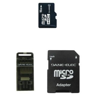 Dane Elec 3 in 1 16GB Micro SDHC w/Target Rewards   Black (DA 3IN116GTR C)