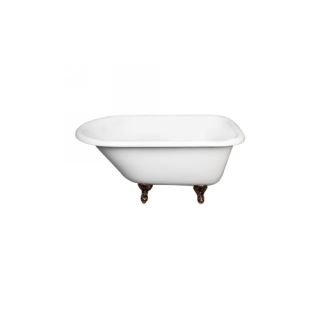 Barclay CTRNTD66 WH ORB Cambridge Cast Iron Roll Top Tub
